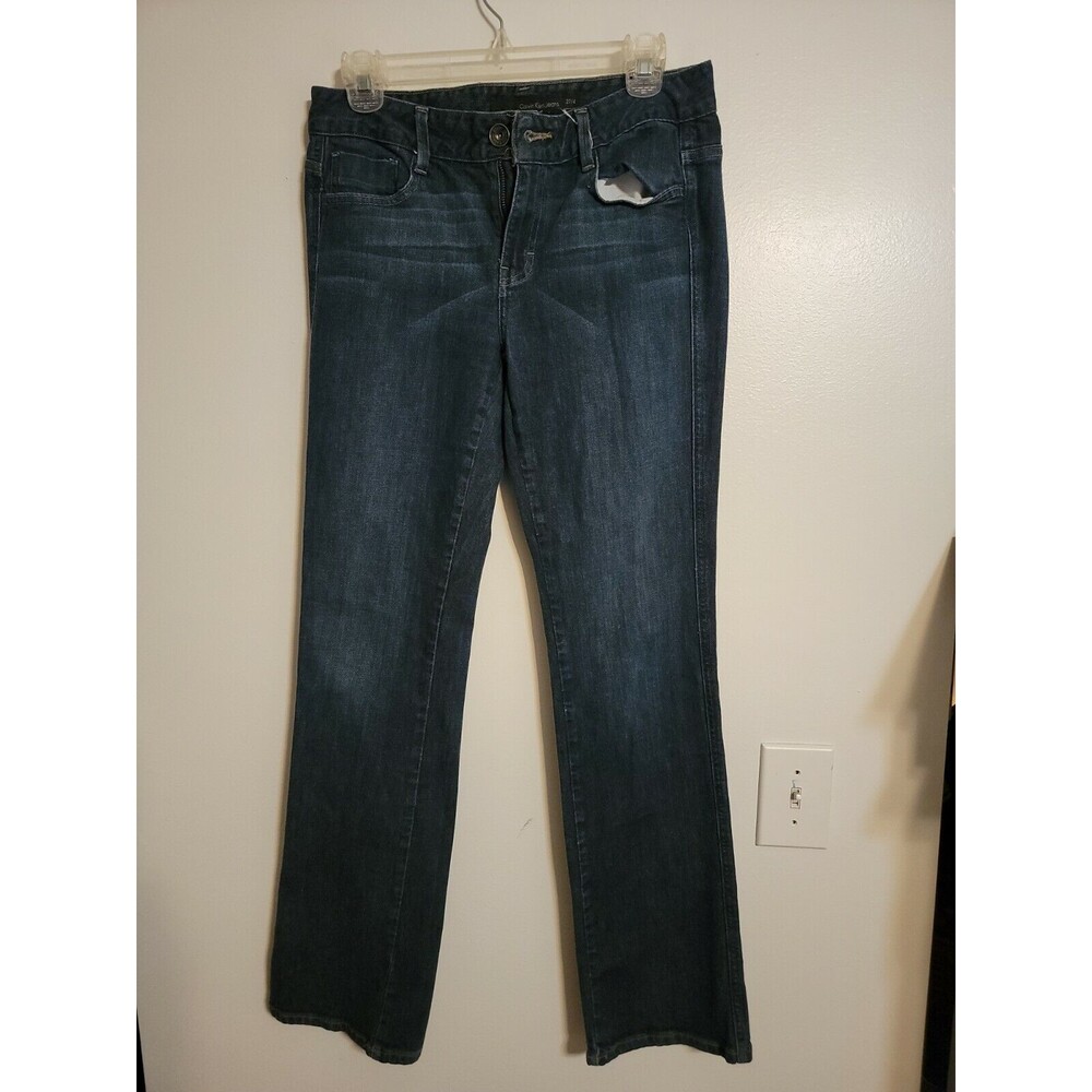 Calvin Klein Womens Denim Lean Boot Cut  Jeans Size 4